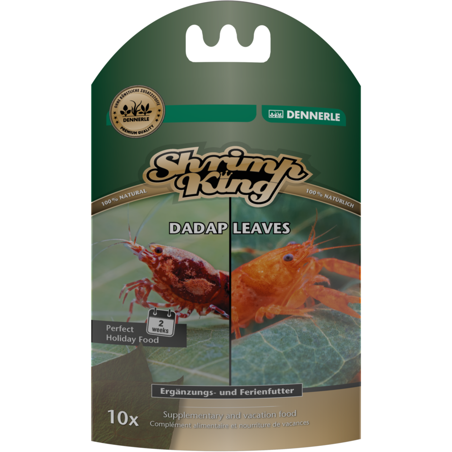 Dadap Leaves bladvoer | 10 stuks voor garnalen en rivierkreeften