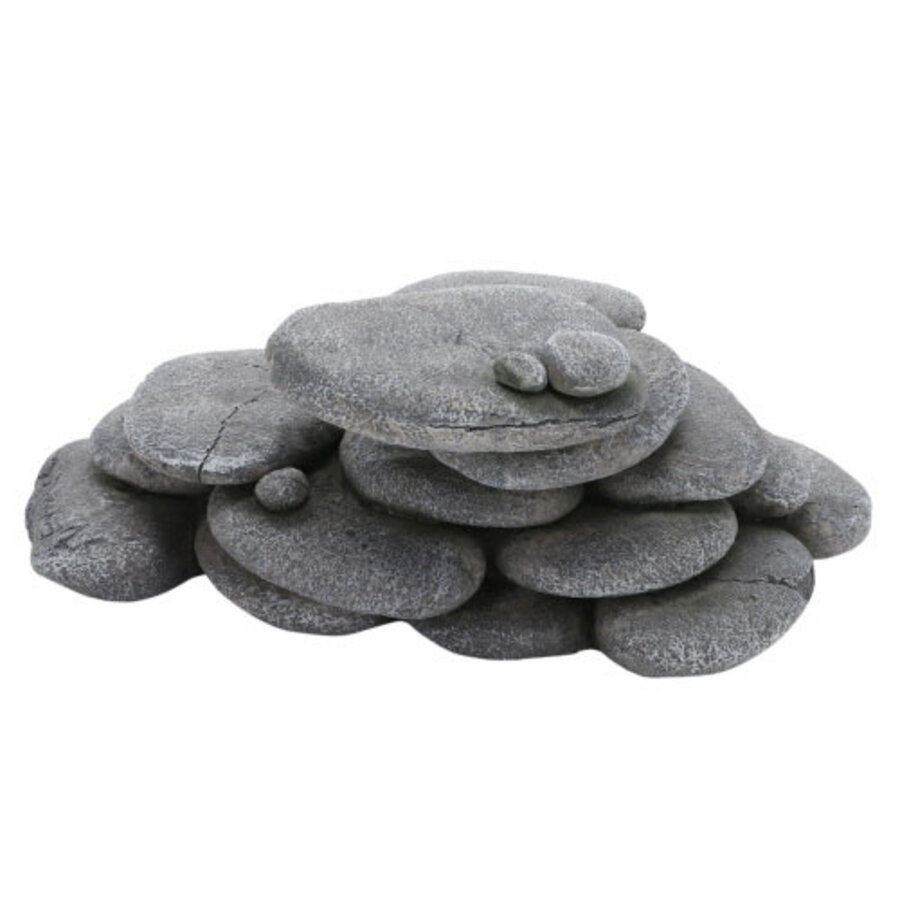 Terrarium Pebbles Cave imitatiekei voor aquarium en terrarium | 3 maten