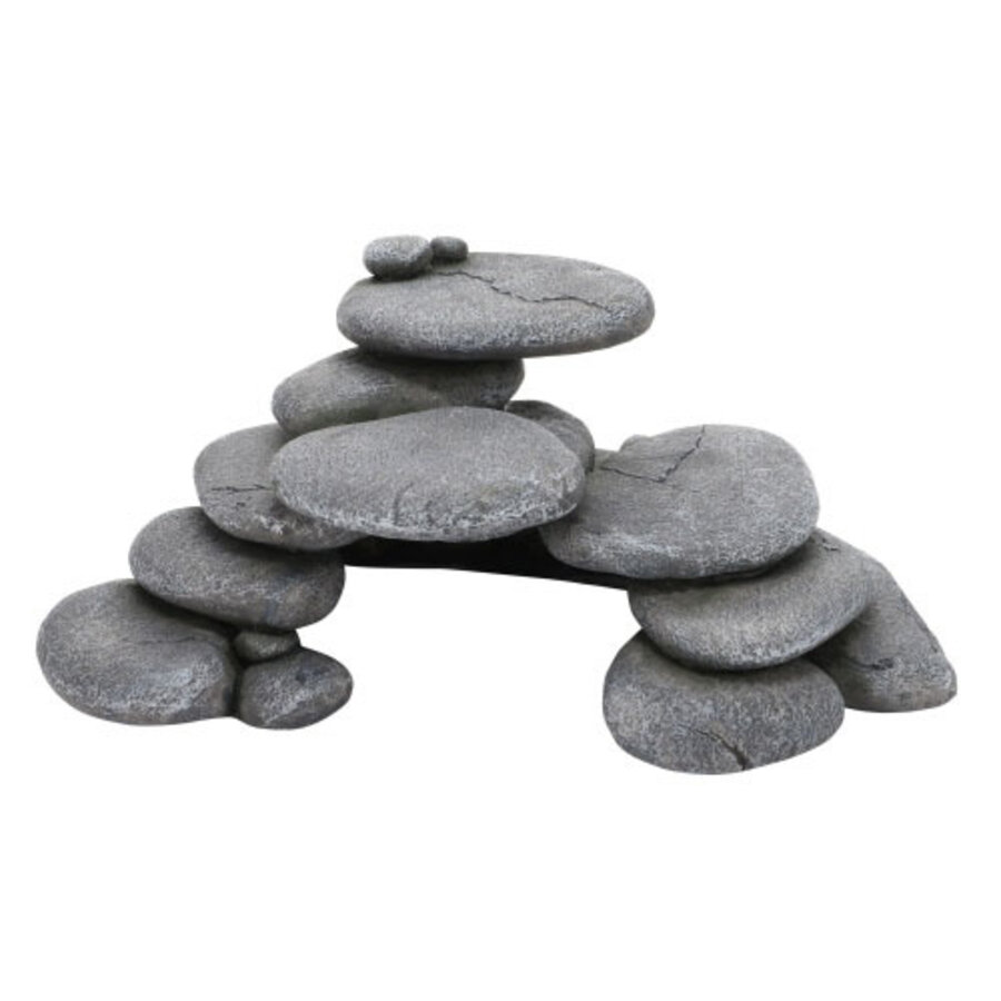 Terrarium Pebbles Cave imitatiekei voor aquarium en terrarium | 3 maten
