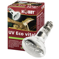 Kwikdamplamp PrUV Eco vital 70W terrariumlamp | licht, warmte en UV-A/B voor tropische reptielenoSun Mixed D3 70W UVB terrariumlamp licht | warmte | UVA | UVB