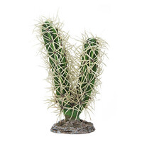 Cactus Simpson kunstplant 9x6x16 cm voor woestijnterrarium