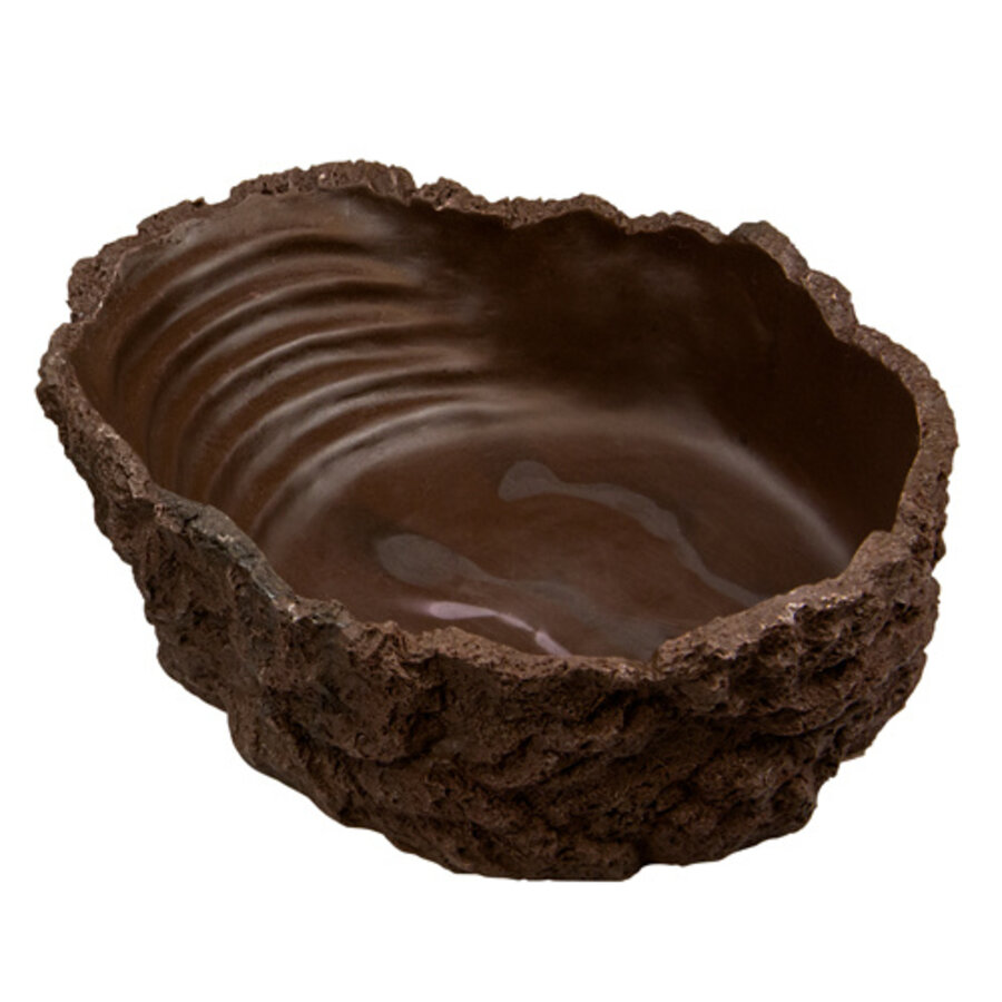 Terrarium badschaal grijs beige 31x23x9cm | 2000ml voor reptielen en amfibieën