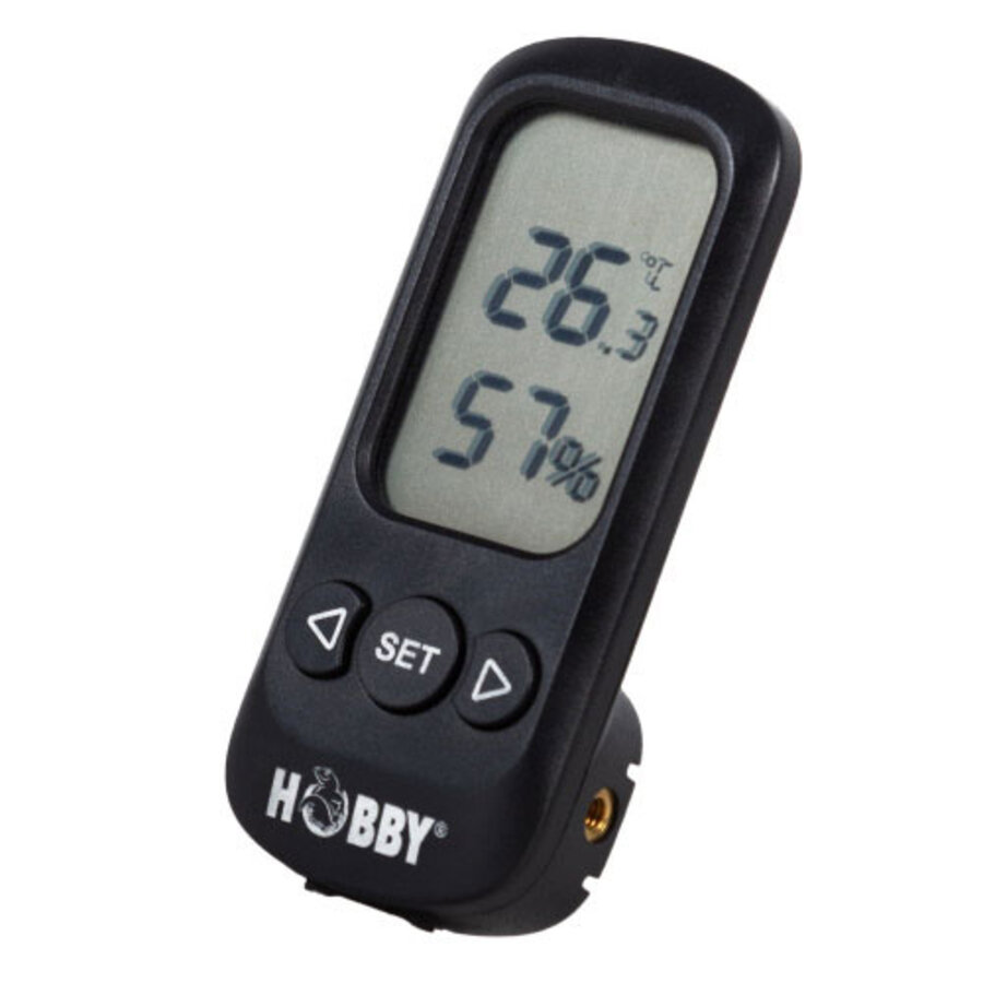 Terrarium Terra Check digitale thermo-hygrometer met alarmfunctie