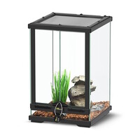 Smart Line terrarium zwart 30 x 30 x 45 cm voor reptielen