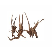 Smal donker decorhout 7-18 cm | 2 stuks voor aquarium en terrarium