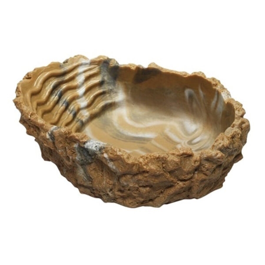 Terrano Drinkbak | 50 | 150 | 550 ml | rotsachtige drink- en badderbak voor reptielen