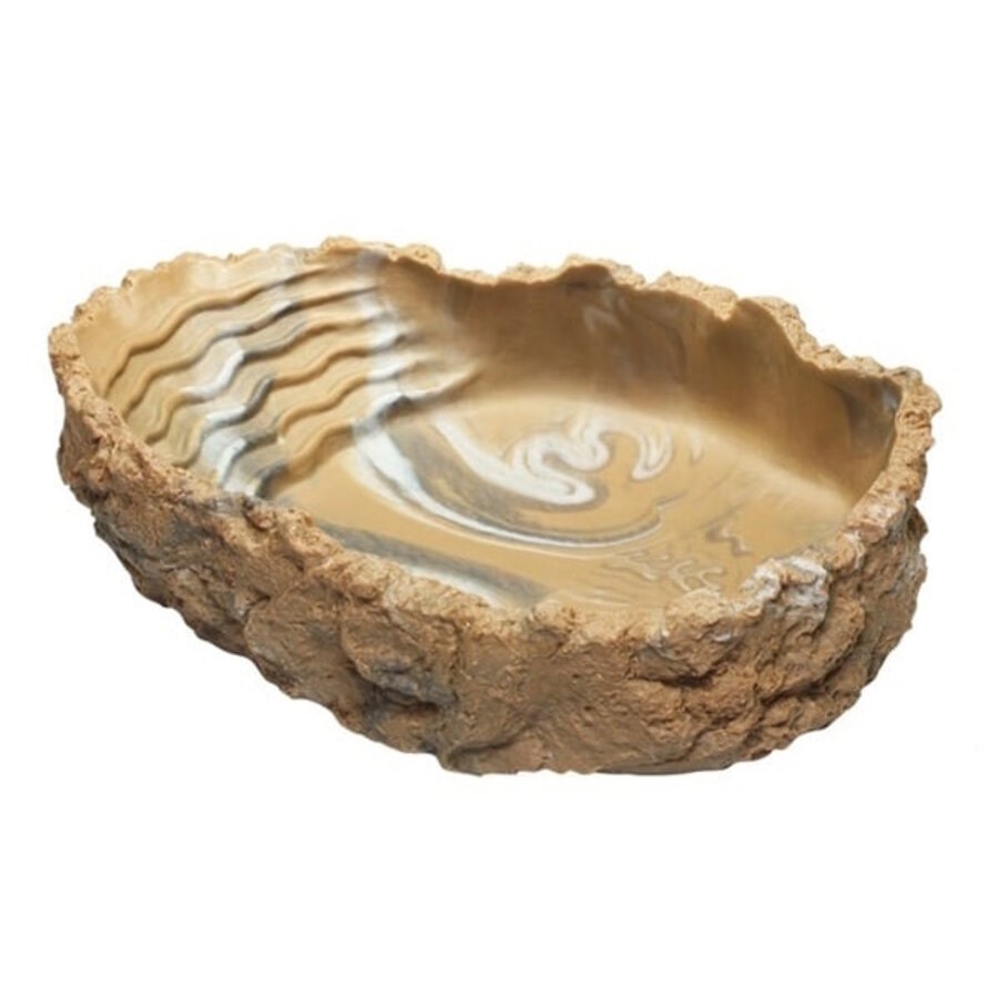 Terrano Drinkbak | 50 | 150 | 550 ml | rotsachtige drink- en badderbak voor reptielen