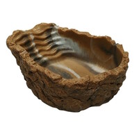 Terrano Drinkbak | 50 | 150 | 550 ml | rotsachtige drink- en badderbak voor reptielen