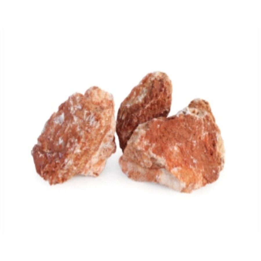 Reddish Rock aquariumsteen 5-12 cm | 1 kg hardscape voor aquascape en Wabi Kusa