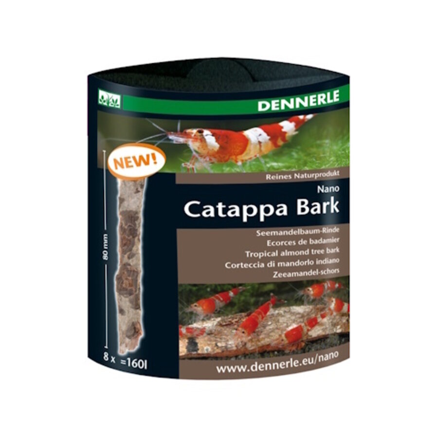 Nano Catappa Barks | 8 stuks zeeamandelboomschors voor natuurlijk aquariumwater