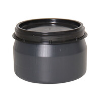 Voerton met 1-delig schroefdeksel 18 liter - HDPE opslagton