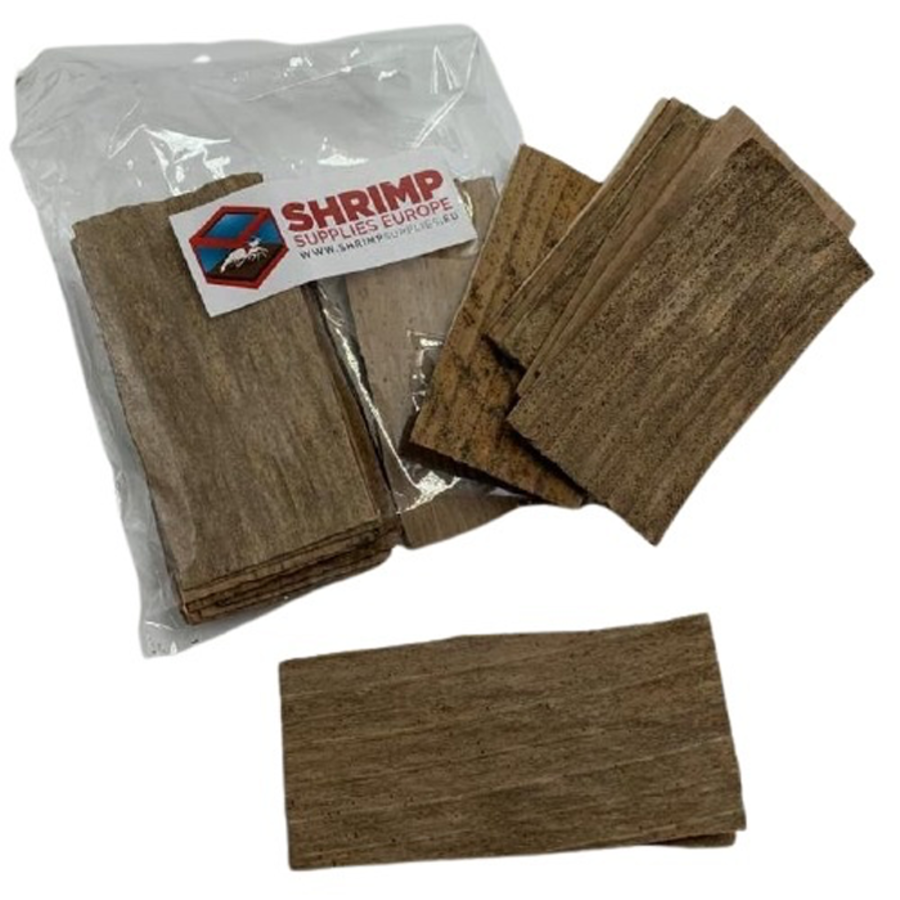 Bananen bladeren voor aquarium | 25 stuks (25-30 g) | tannines en humuszuren
