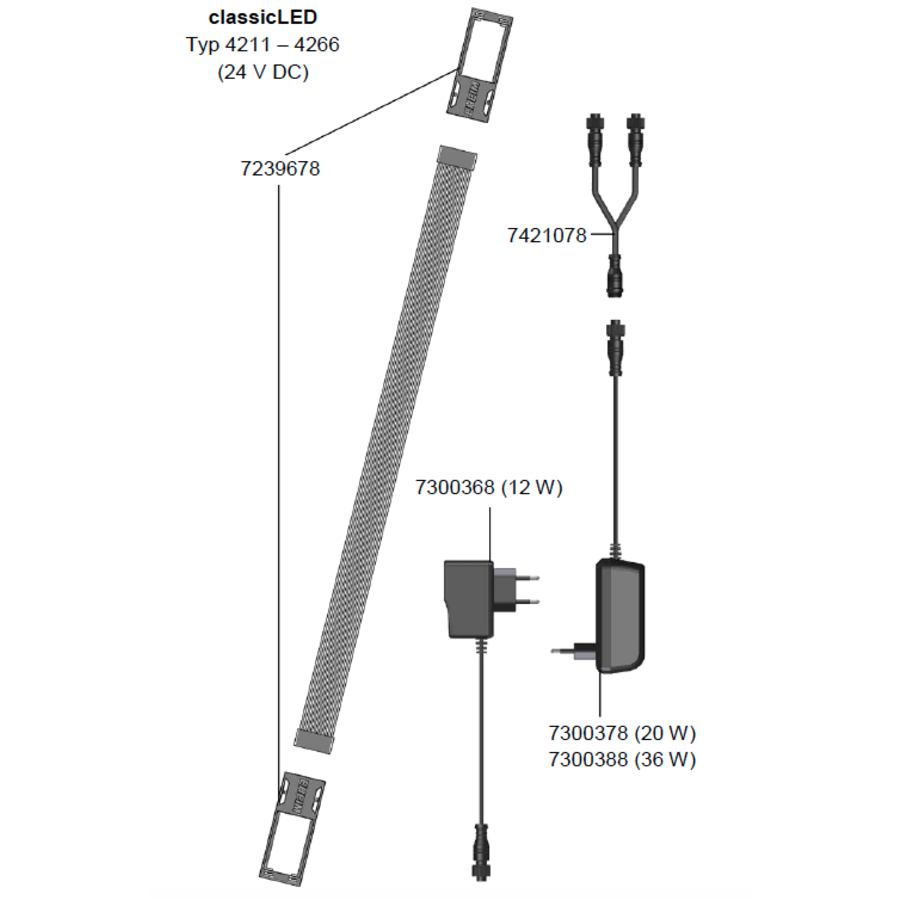Classic LED Daylight 740MM 13 W Zoetwater Vivaline LED 126