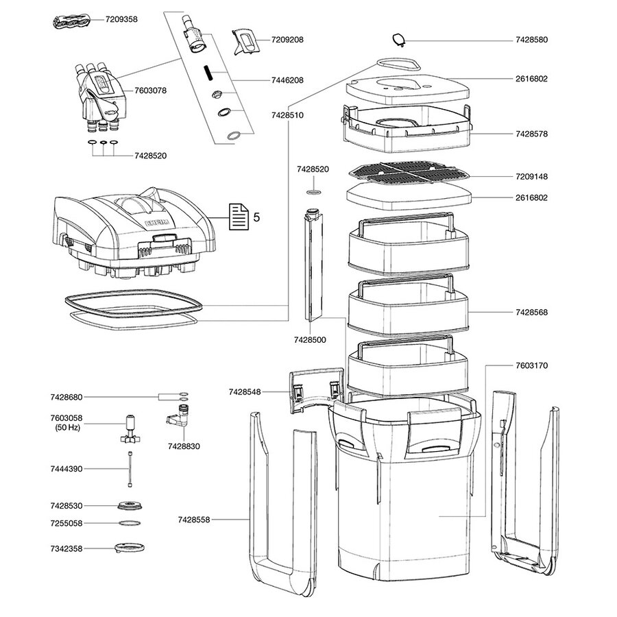 Slangklem voor Prof. 3 2080/2180