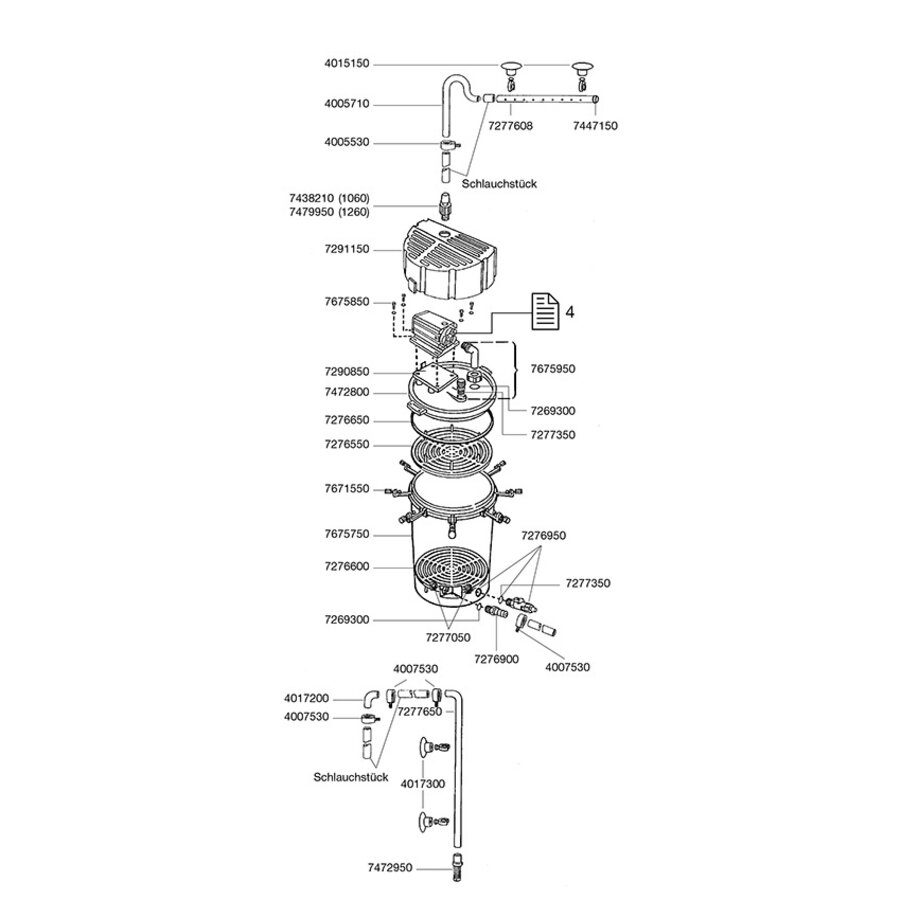 O-Ring voor 2250/60-3450/55/60/65/80/81