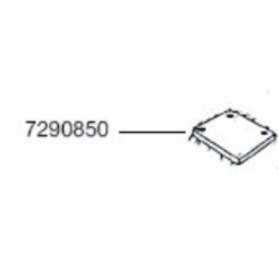 Bevestigingsplaat voor 2250/2260-3450/3460