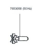 Rotor 50 Hz voor 1060/1260/1262/1264/3160/3260/3264