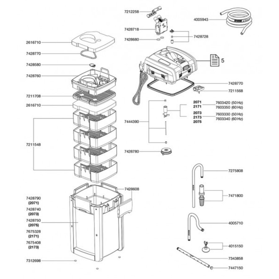 Filterpot Prof. 3 2071