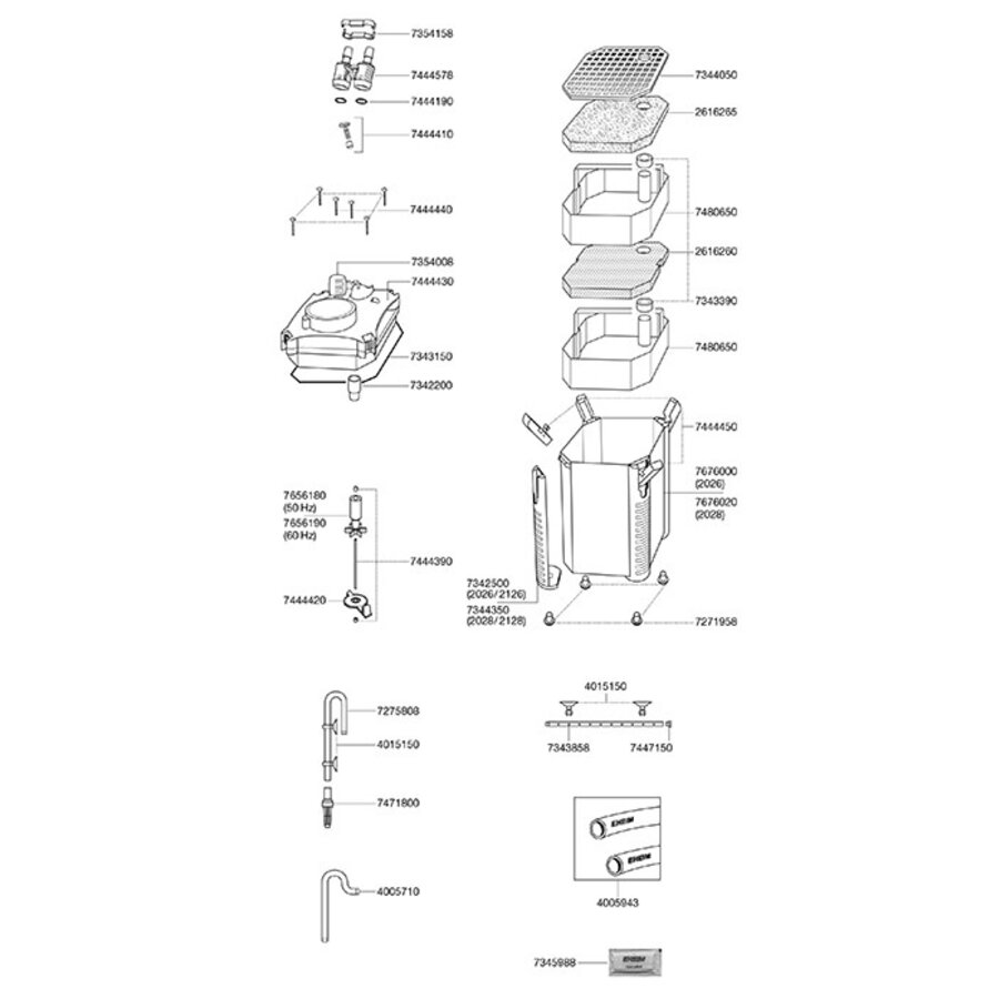 Set Schroeven 2026/2028/2126/2128