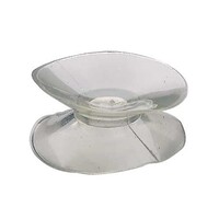 Dubbelzuiger 2 stuks transparant voor aquarium en terrarium