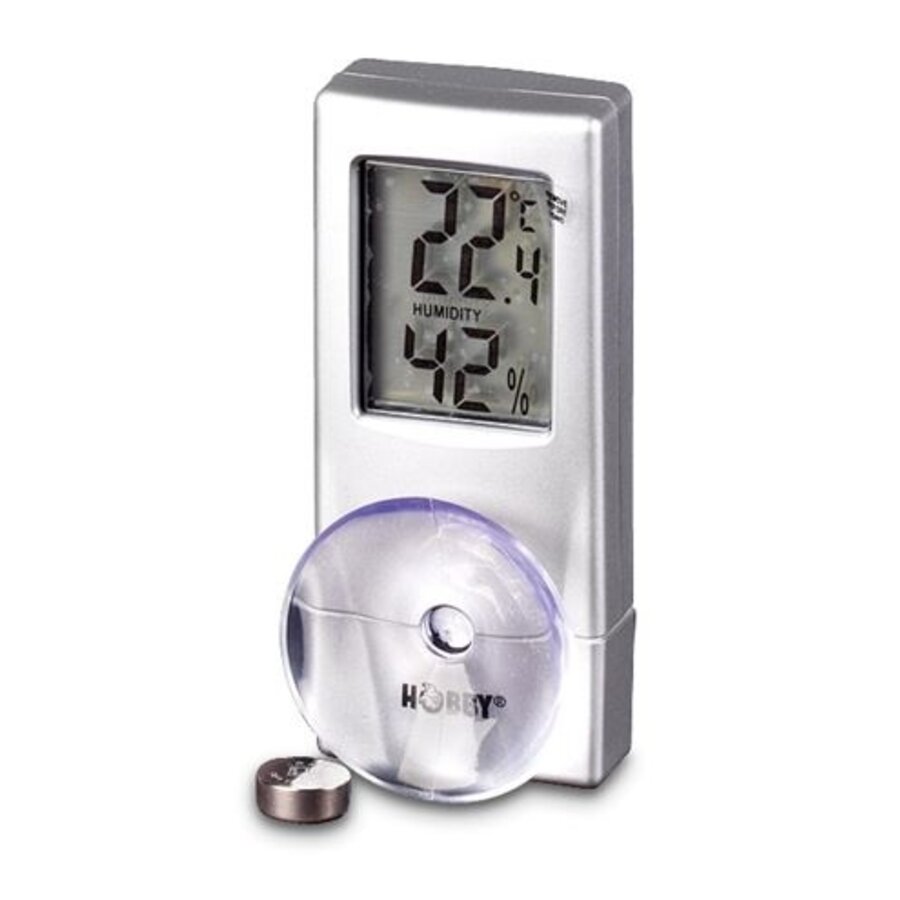 Digitaal hygrometer thermometer terrarium voor reptielen 0 tot 50 graden en 30 tot 90 procent luchtvochtigheid