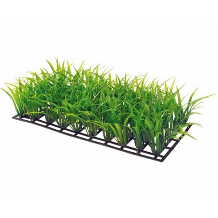 Plantmat 3 kunstplanten bodembedekking voor aquarium | 25 x 12,5 cm