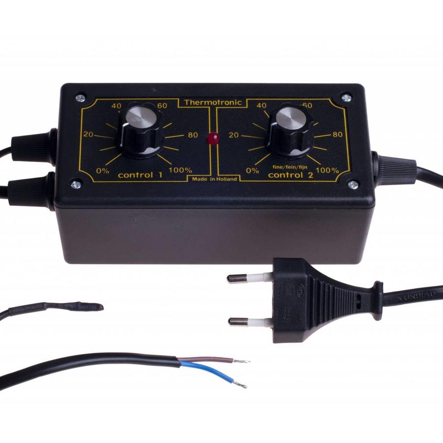 Thermotronic elektronische thermostaat voor broedmachines – nauwkeurig regelbaar 28–42°C, 400 Watt