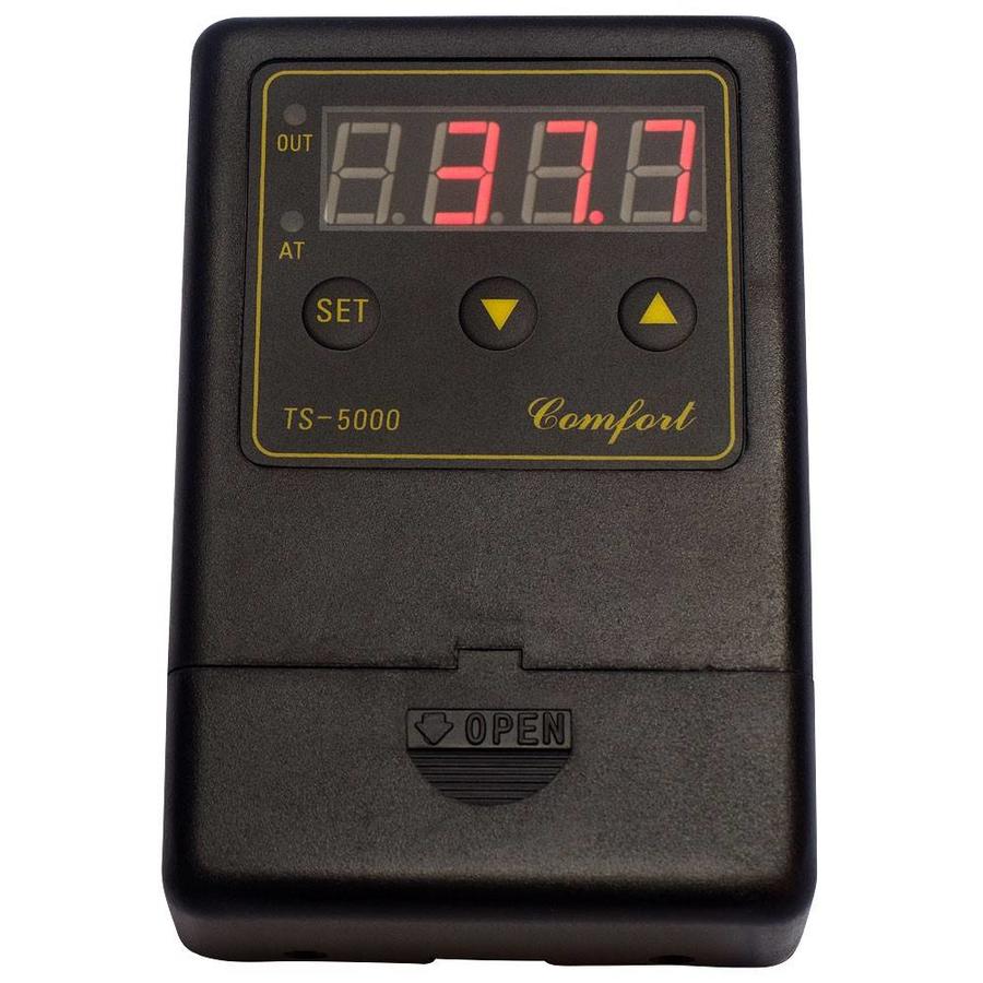 Comfort proportionele digitale broedthermostaat TS-5000 – opbouwmodel, regelbaar 0–50°C