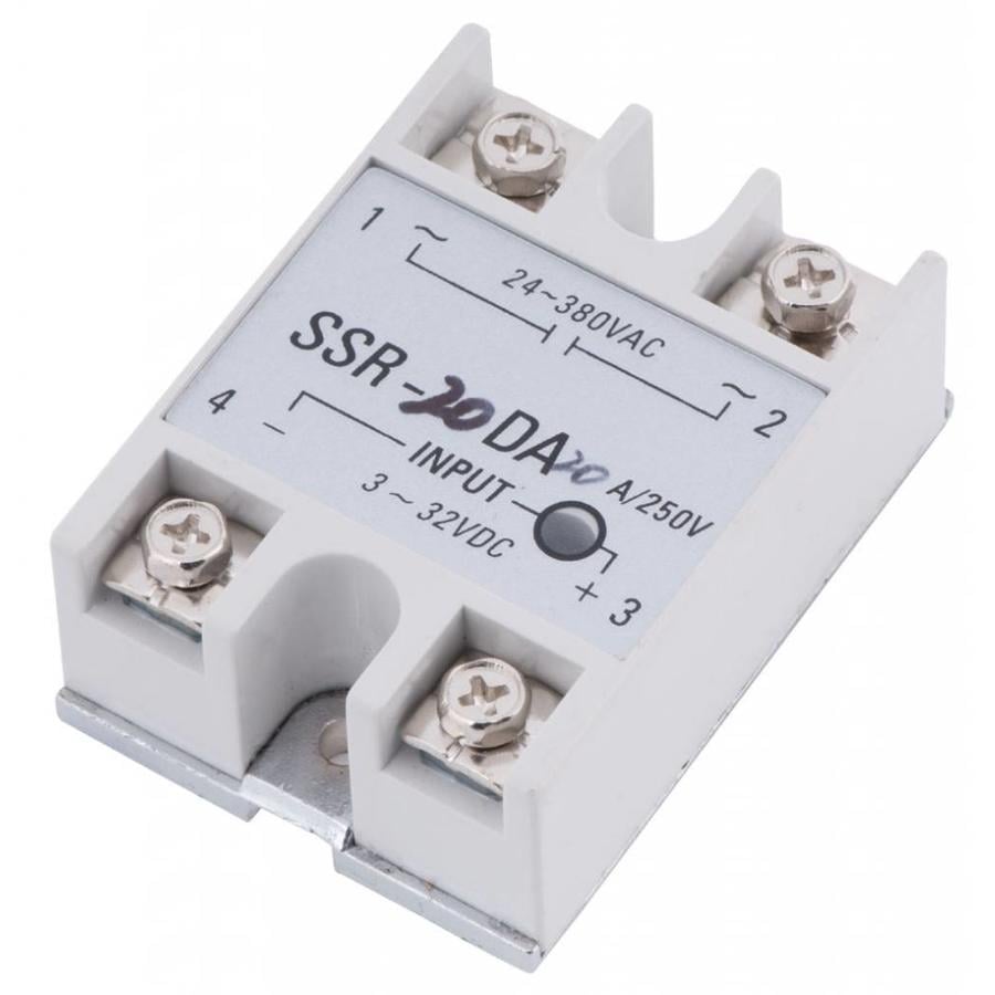 Solid state relais 20A – geschikt voor thermostaten TS-7000C en TS-7000TS