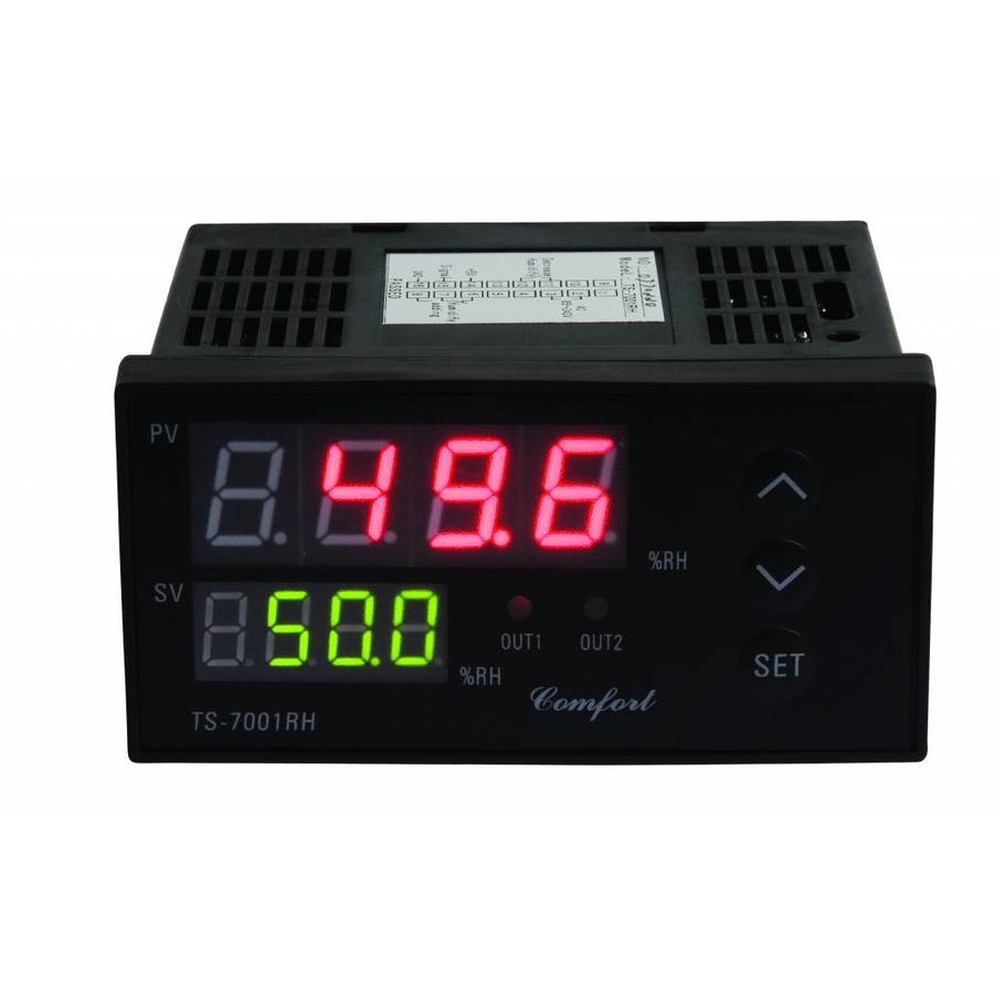 Digitale inbouw hygrostaat 220V 7A 1500W voor broedmachines en klimaatkasten