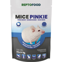 Muizen pinkie 2-3 gram | 25 stuks diepvries voedseldieren