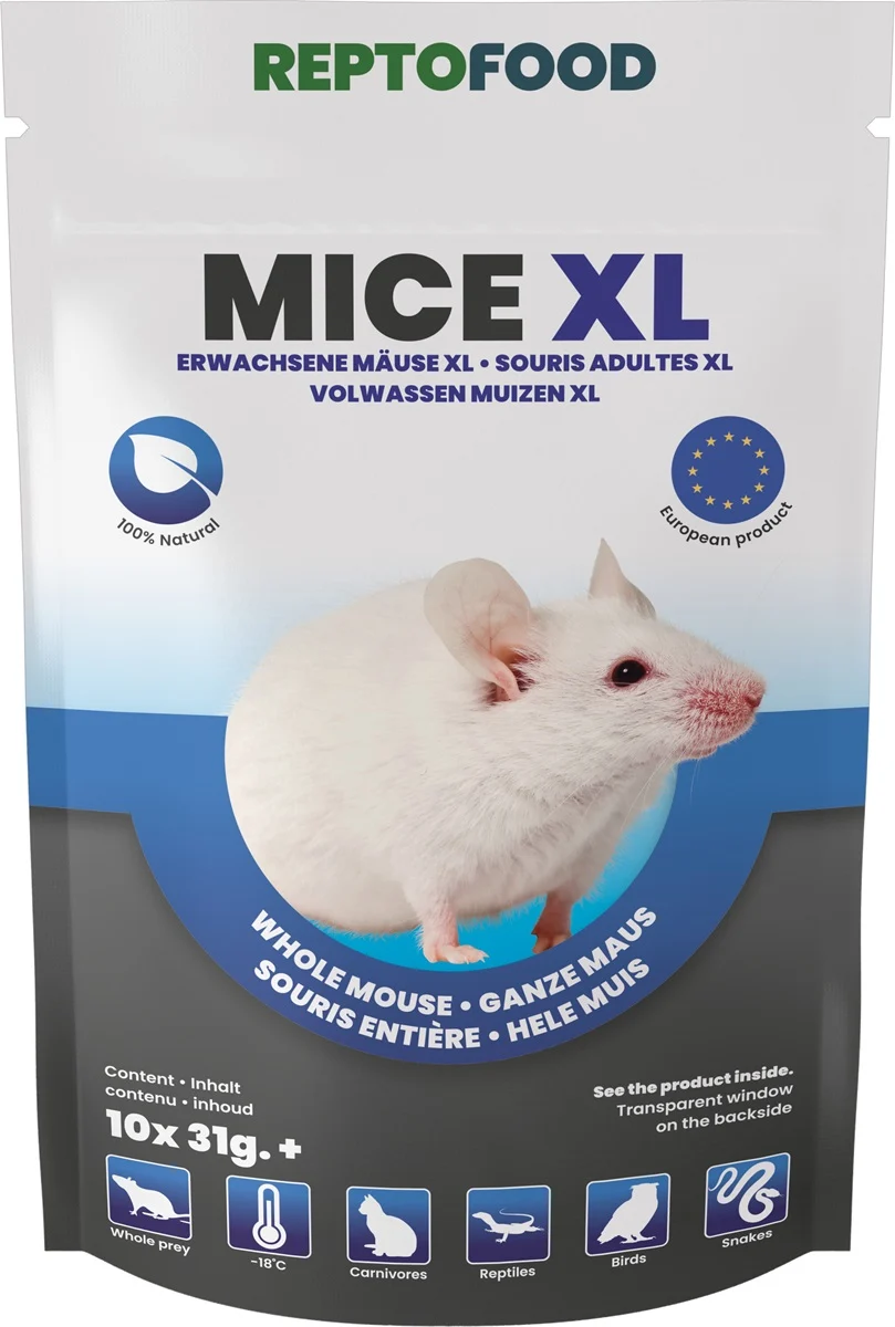 Repto Food Diepvries muizen XL 31-40 g &VerticalLine; 10 stuks &VerticalLine; voedseldieren Diepvries