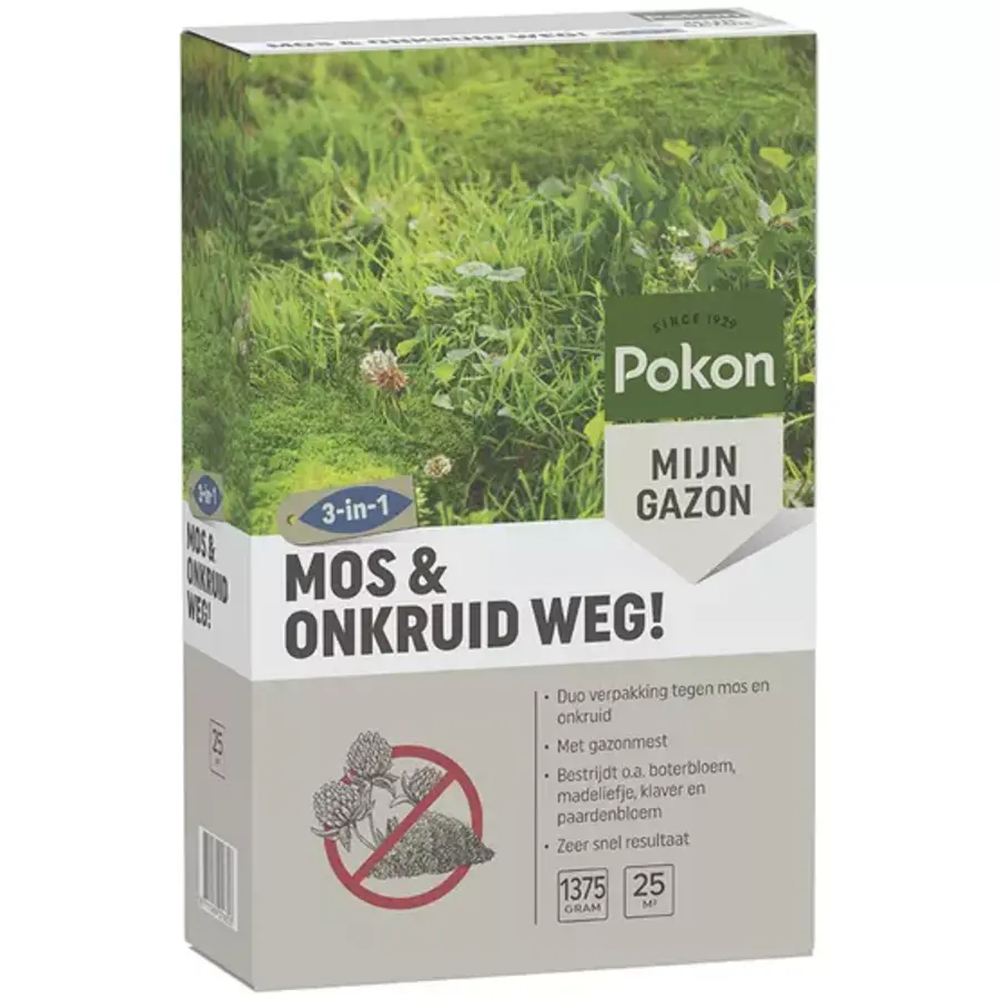 Mos en Onkruid Weg 25 m² 3-in-1