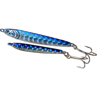 Flash Pilker 40 Gram Zwart/Zilver