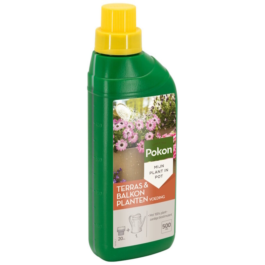 Vloeibare terras en balkon plantenvoeding
