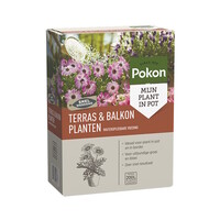 Wateroplosbare plantenvoeding voor terras- en balkonplanten