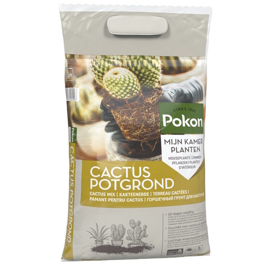 Cactus potgrond RHP 5 liter voor cactussen en vetplanten