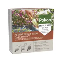 Lichtgewicht kokos potgrond compact voor terras en balkon
