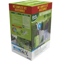 Batterijdrukspuit 16 liter met afneembare trolley, accu en 6 meter spuitleiding