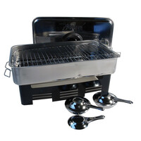 RVS Rookoven Plat 42x20x29CM