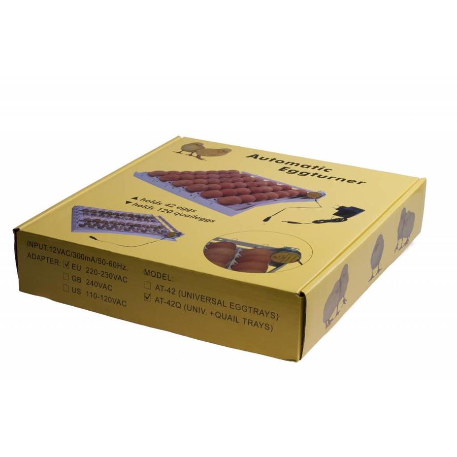 Automatisch keersysteem 42 / 120 eieren - flexibel keersysteem voor kippen- en kwarteleieren