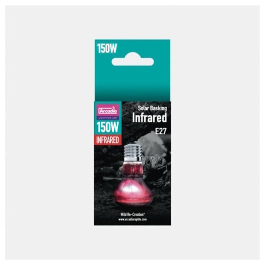 Infrarood warmtespot terrarium 50|75|100|150W voor schemer en nachtactieve reptielen