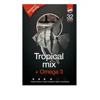 Tropische Mix & Omega3 diepvries visvoer 100 gram | 24 blokjes