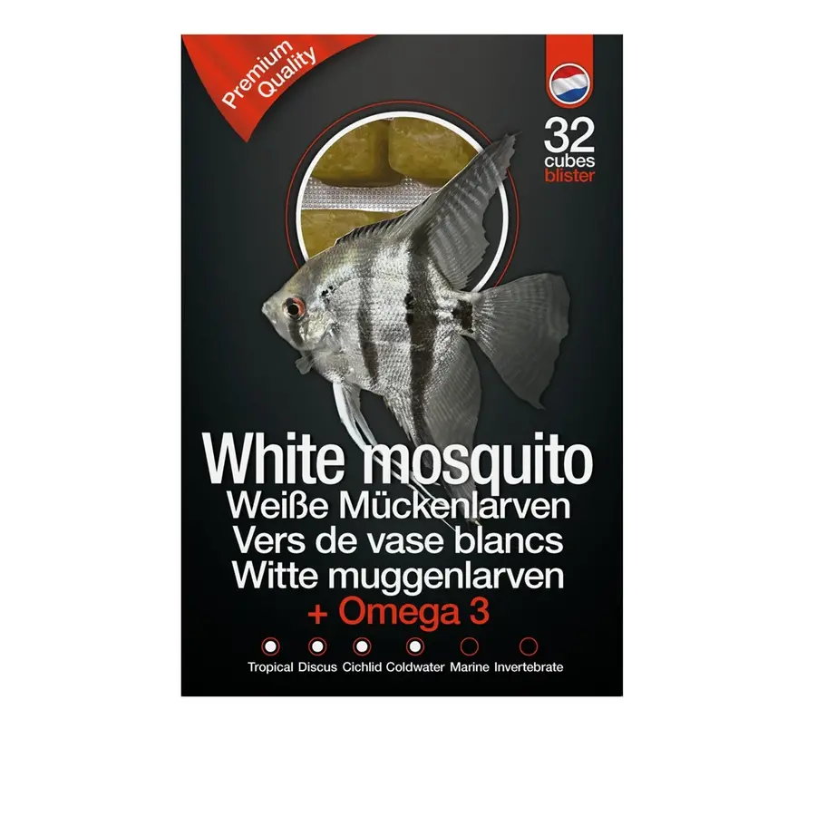 Witte Mug & Omega 3 Special diepvries visvoer 100 gram | omega 3 verrijkt