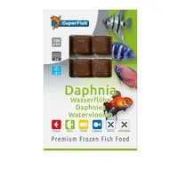 Daphnia diepvriesvoer 100 gram | natuurlijk voer voor aquariumvissen