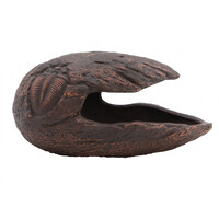 Deco Cocoon Brown keramische schuilplaats voor reptielen en amfibieën S | L