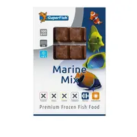 Marine Mix diepvriesvoer voor zeevissen 100 gram | 24 portieblokjes