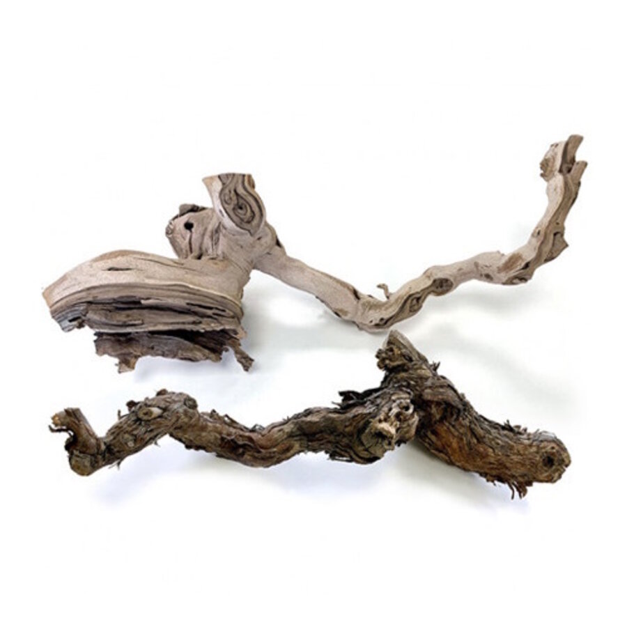 Sandblasted Grapevine tak | ca. 45 cm | natuurlijke klimplant voor terrarium
