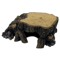 Deco Trunk terrarium boomstam schuilplaats voor reptielen | maat M en L