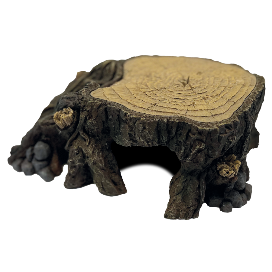 Deco Trunk terrarium boomstam schuilplaats voor reptielen | maat M en L